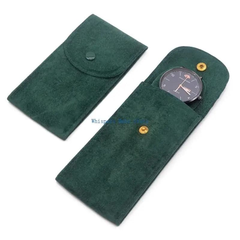 U90e Men Women Watch Travel for Portable Velvet Case for Watch and Organizer