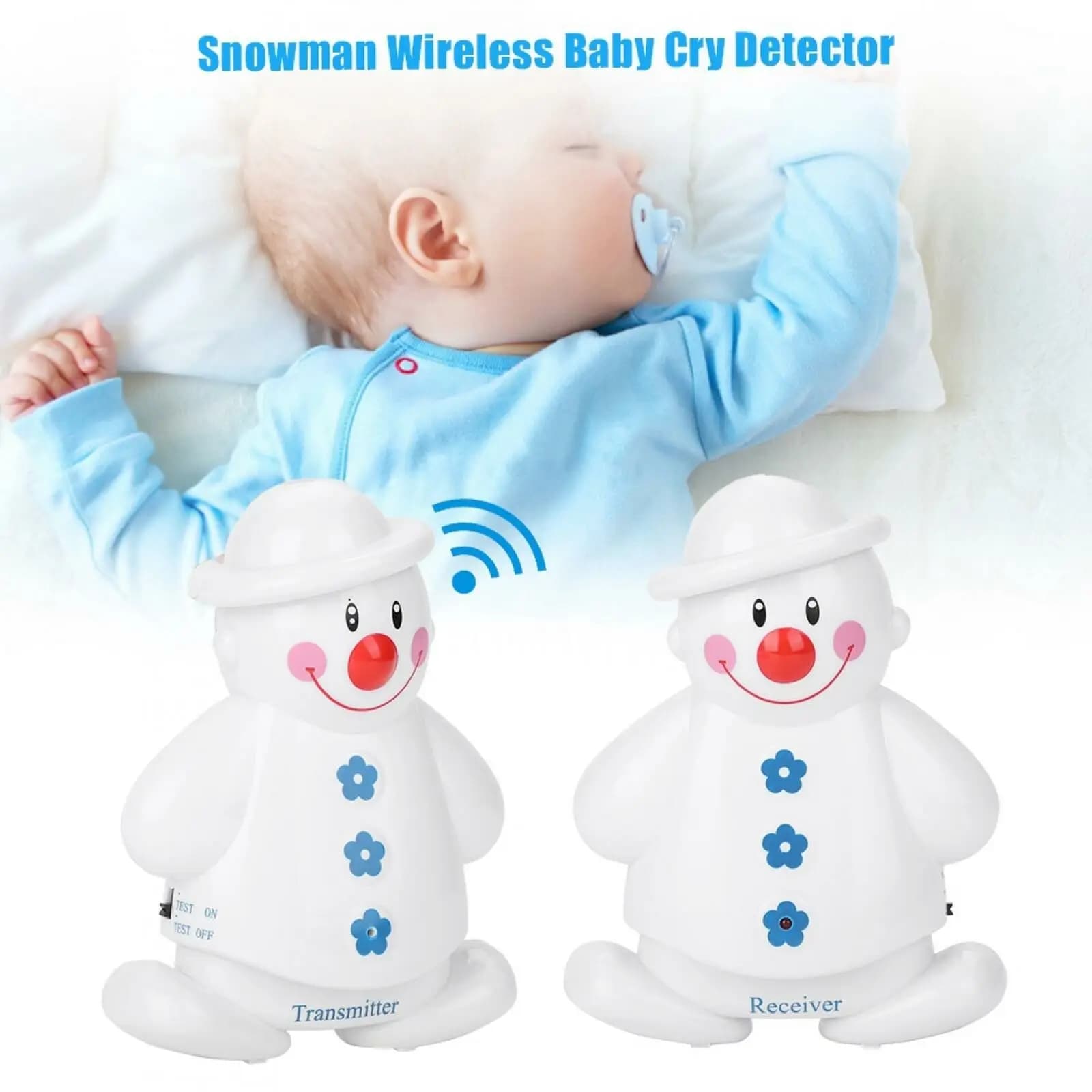 Wifi Baby Monitor wireless electronic baby cry alarm detector portable audio monitor for babies