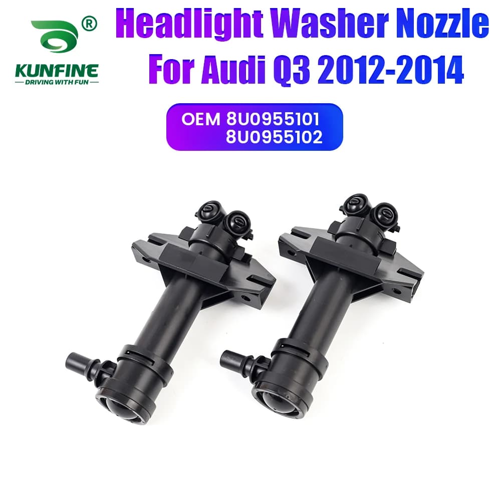 Auto Faro Paraurti Anteriore Rondella Ugello di Spruzzo Jet Faro Copertura Della Pompa Per Audi Q3 2012-2014 8U0955101 8U0955102