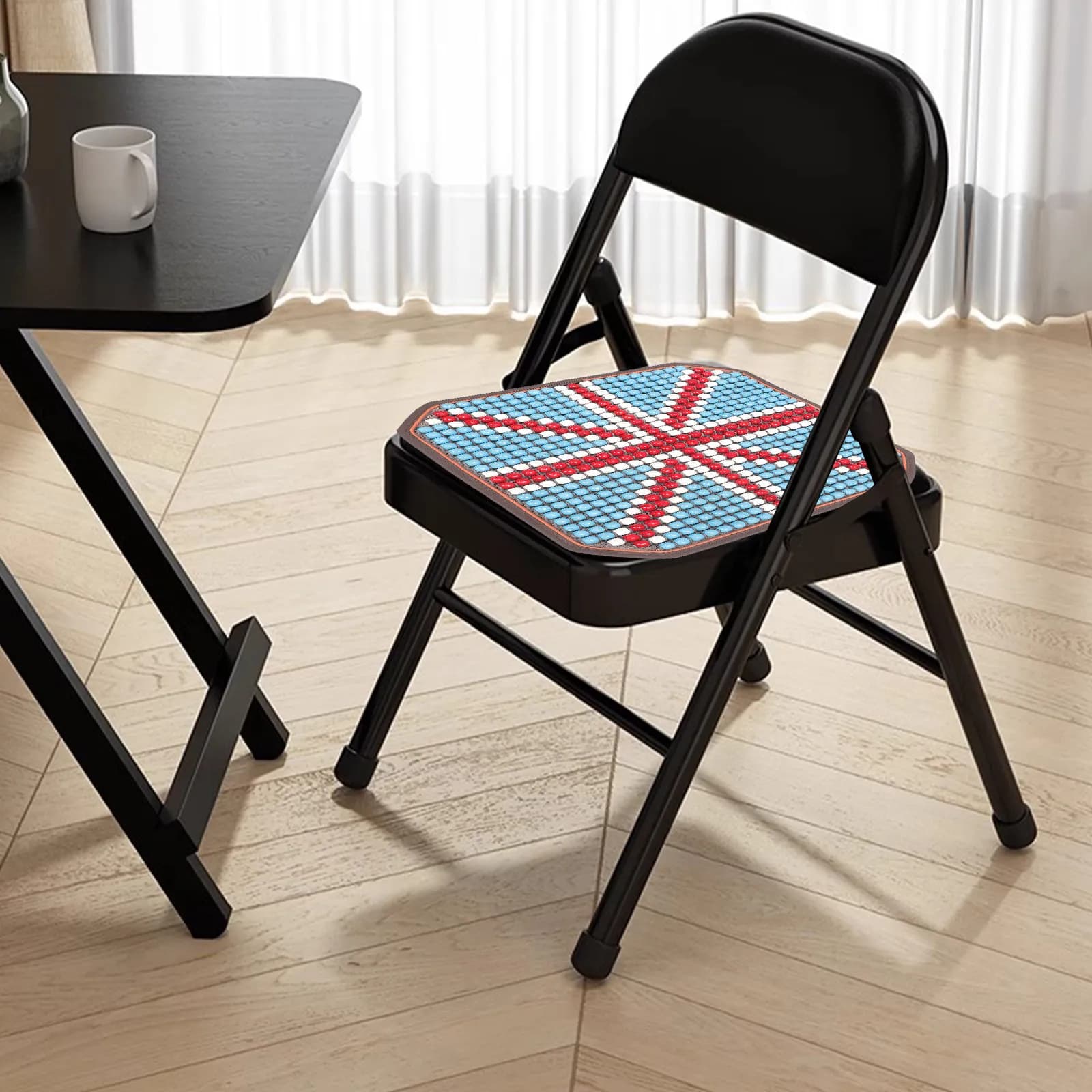 Cuscino Rinfrescante in Perline di Legno, Design Ergonomico e Traspirante per Ufficio, Auto, Sedia a Rotelle, Casa, Cuscino Estivo Universale