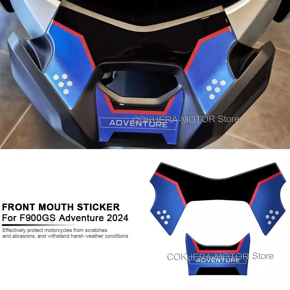 Adesivo protettivo in resina epossidica 3D per BMW F900GS F 900 GS Adventure 2024 Accessori moto Adesivo protezione bocca anteriore