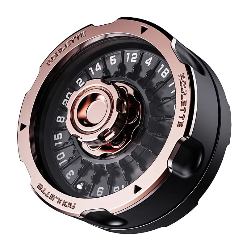 Ruota Girevole D20 a 20 Lati Portafortuna 2026 - Giocattolo Antistress e Antiansia, Spinner da Tavolo EDC, Gadget da Scrivania, Regalo per Giochi da Tavolo DND RPG