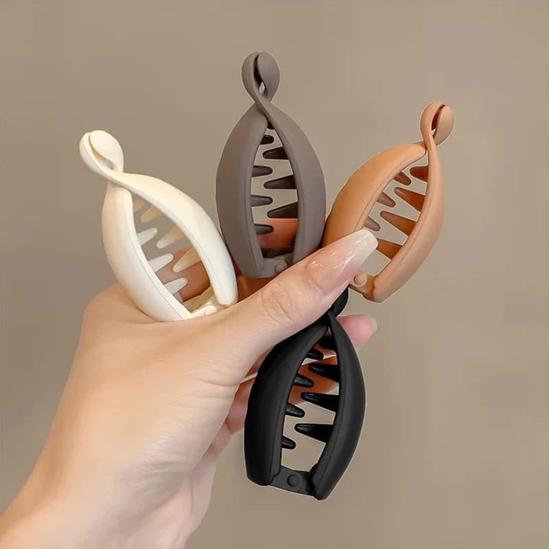 1 pc. Vertical spiral banana clip for hair, for horsetail, for volume, for attachment and top of head, hair accessory