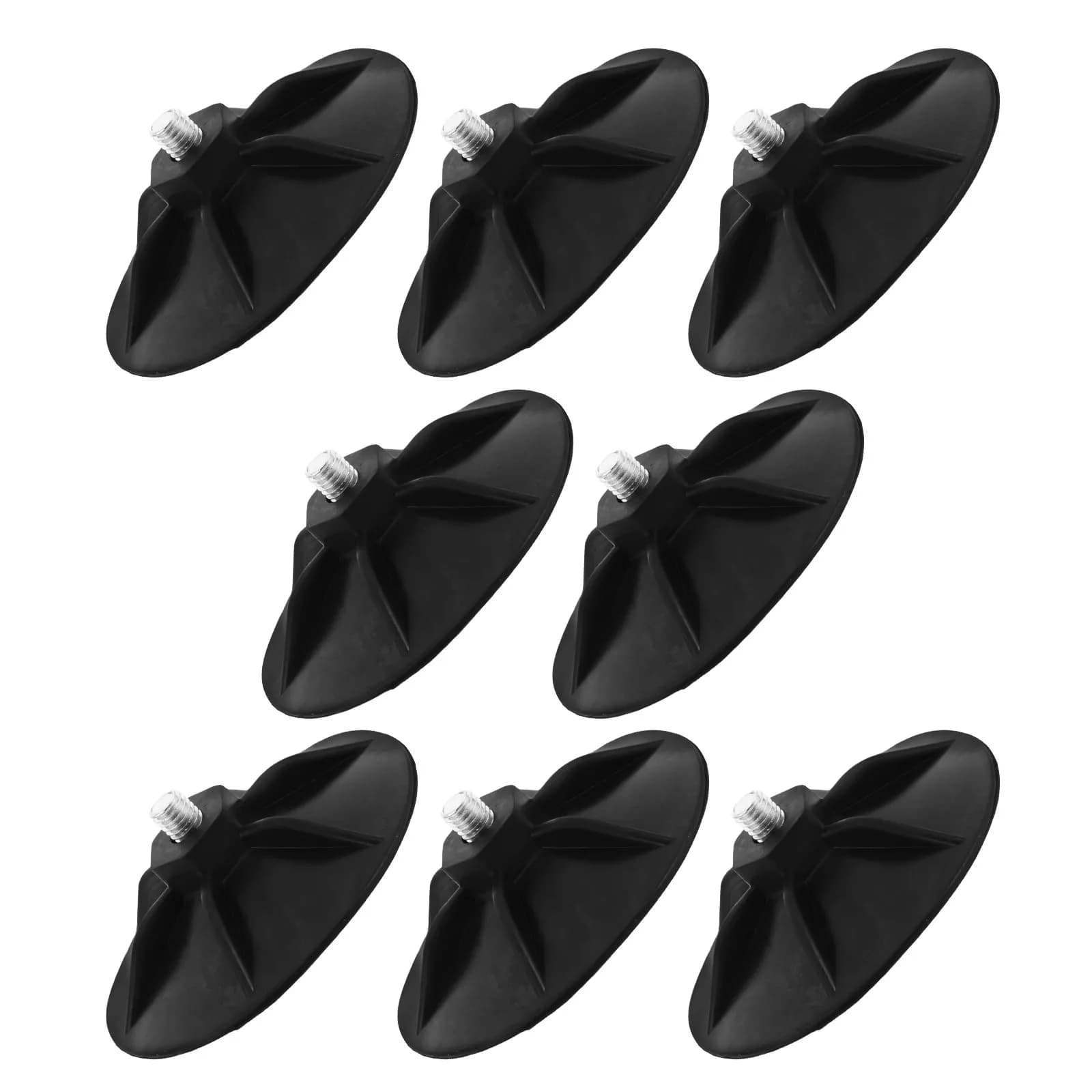 Suction cup base for boxing bag, 8 pieces, replacement support for self-supporting heavy bag, training equipment with M8 threaded screw