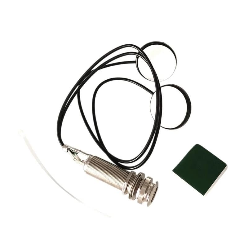 K0EF 6.35mm Pickup per chitarra Contatto piezoelettrico autoadesivo Pickup per microfono per chitarra basso violino banjo