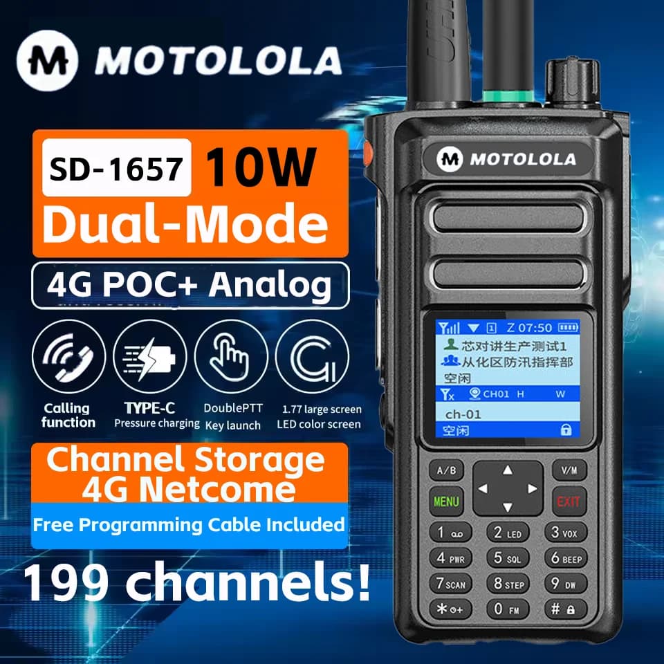 Lifetime Free Global Use 4G POC network radio long range analog uhf two mode radios walkie talkie compatible withreal-ptt poc