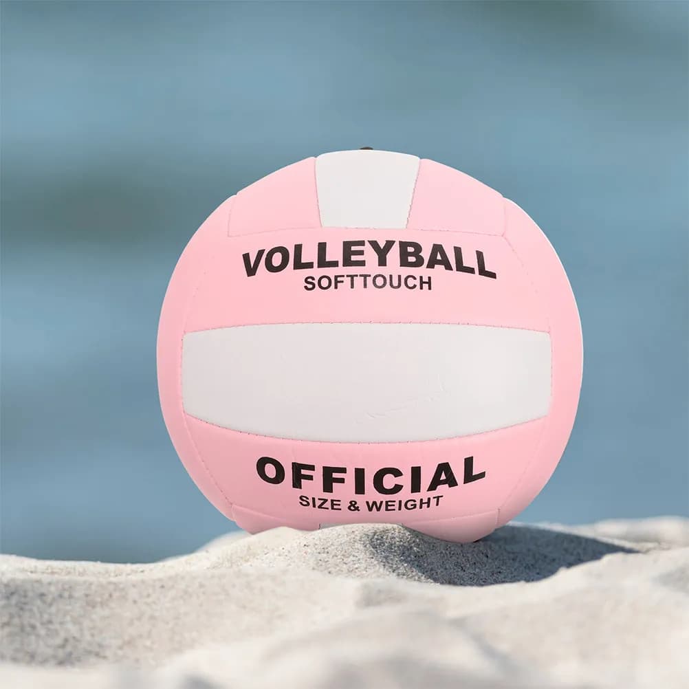 Pallone da Pallavolo Morbido per Allenamento, Cucito, Colori Vivaci per un Look Moderno, Materiale Spesso e Durevole