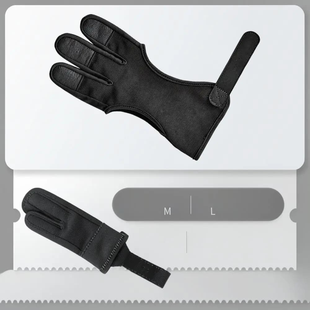 Adjustable Archery Protective Equipment Arm Guard And Silicone Finger Tab For Target Shooting Practice Archery Supplies