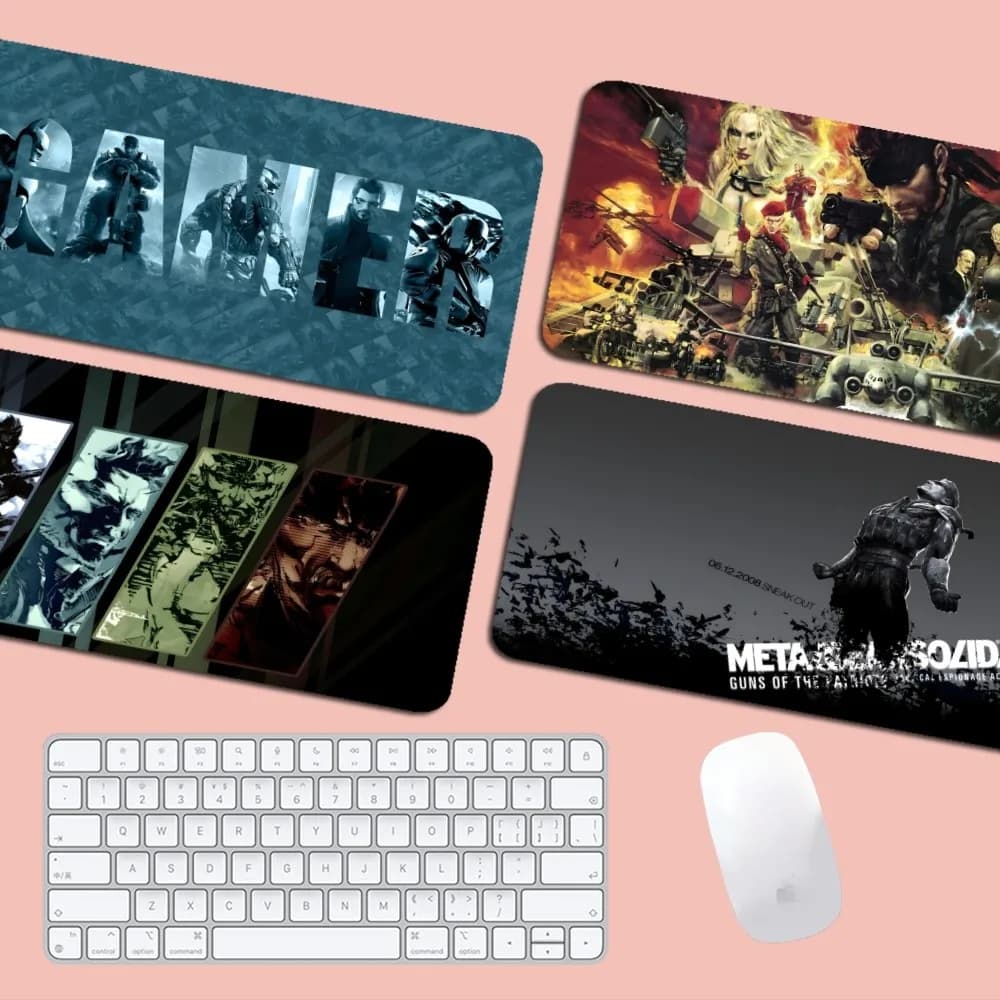 Metal Gear Solid Mousepad Boy Pad tappetino da gioco in gomma naturale tappetino da scrivania dimensioni per Gaming World Of Tanks CS GO Zelda