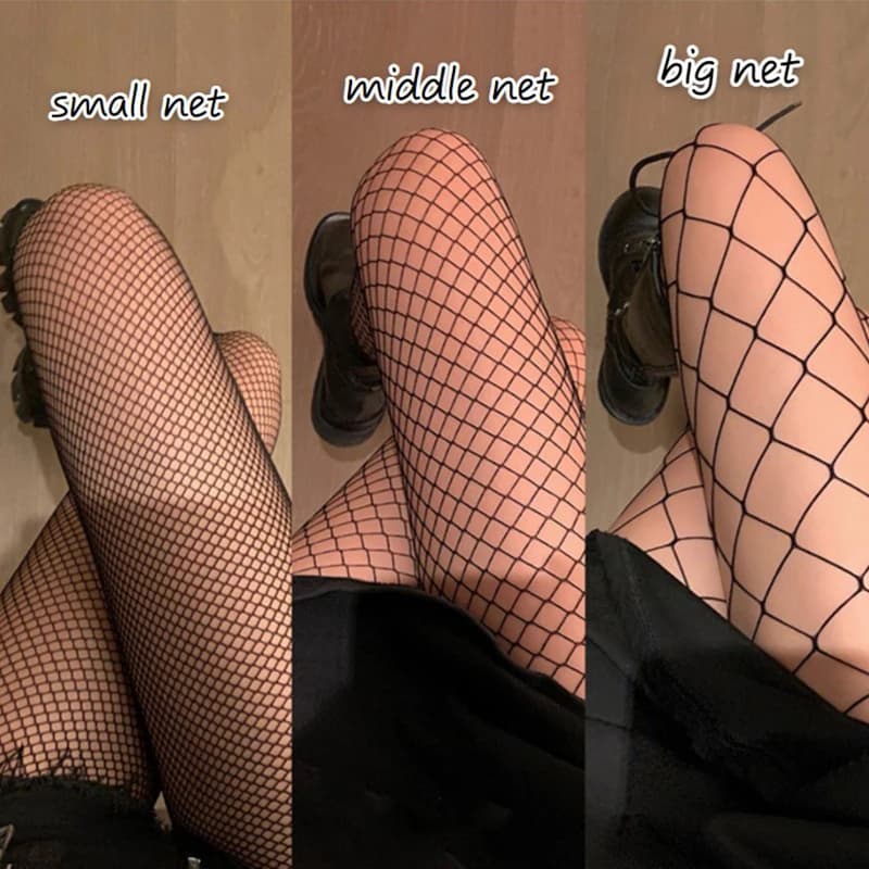 Donne Sexy A Rete Pesce Net Collant Maglia di Nylon Femail Collant Lingerie Pelle Coscia Alta Calza Calze Vendita Calda ragazze Leggings