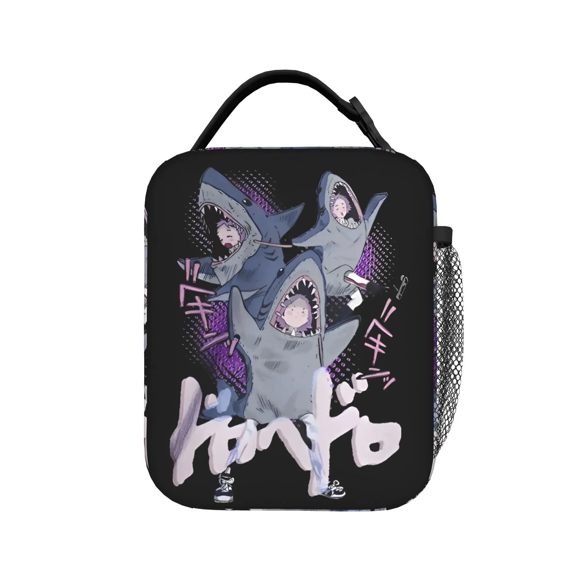 Dorohedoro Borsa termica per il pranzo, portatile, Action Dark Science Fantasy, borsa termica riutilizzabile, borsa per il pranzo, per il college, per il picnic
