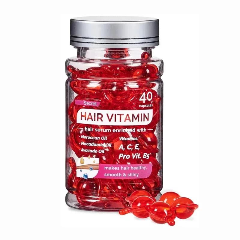 Marocchino Agam Vitamina Olio Essenza Per La Cura Dei Capelli Danneggiata Nutrizione Riparazione Spaccatura Dei Capelli Miglioramento Prodotti Per Il Trattamento 40 Capsule