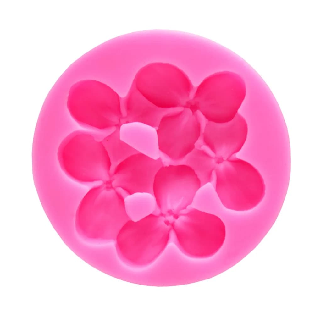 Stampo in Silicone a Forma di Ortensia per Fondente, Ecologico, Inodore, Flessibile, per Decorazione Torte Fai-da-Te, Cioccolato, Caramelle, Ghiaccio