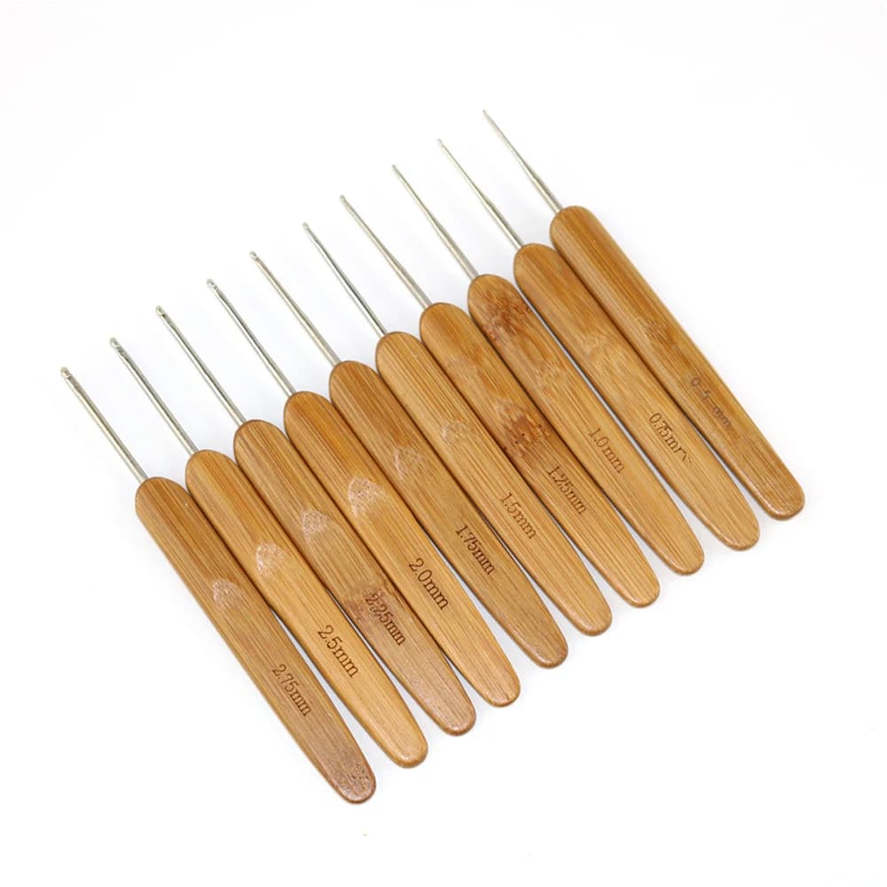 Aghi per uncinetto da 0,5 mm/0,75 mm per capelli Dreadlock Strumento per lo styling Treccia Accessorio artigianale Bloccaggio e parrucchiere