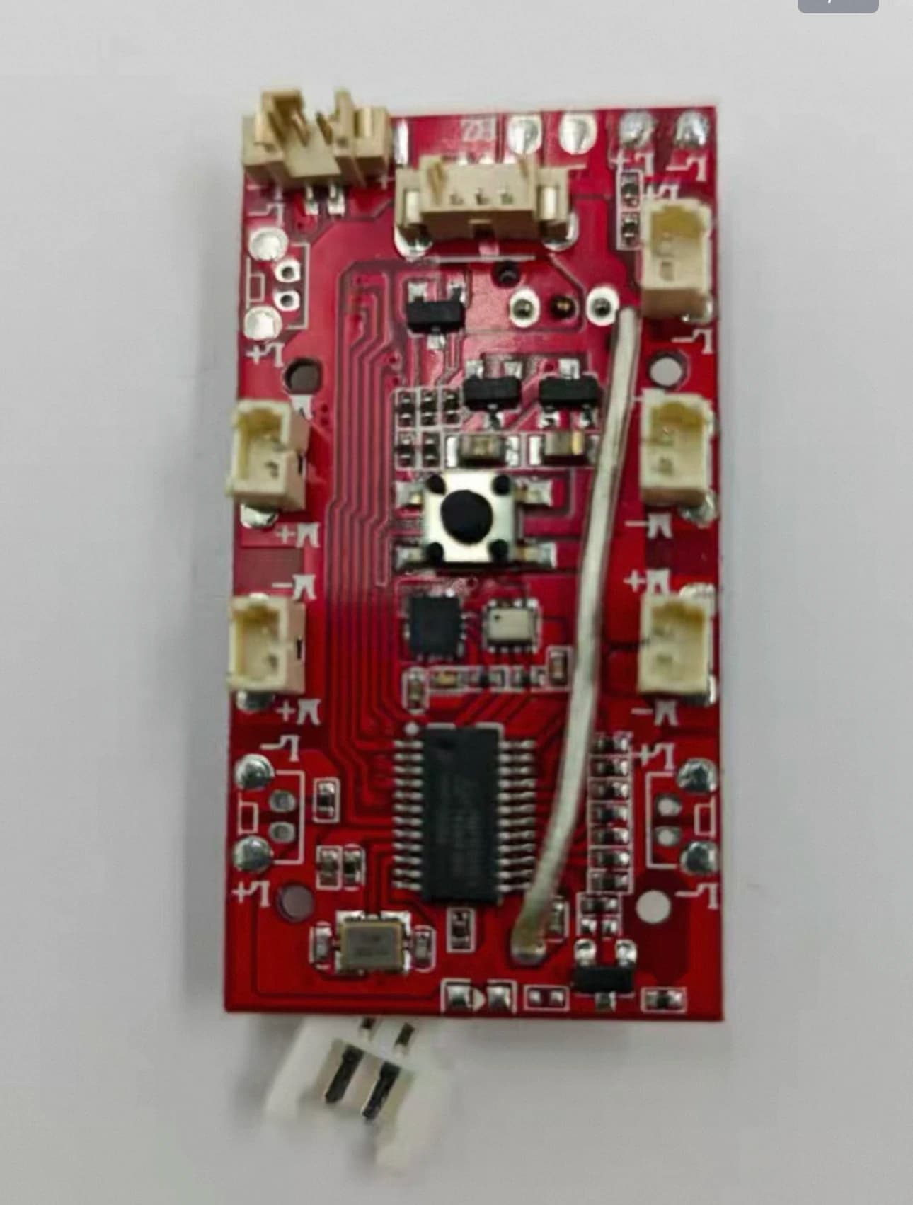 2 pezzi il circuito di ricezione del quadcopter drone supporta telecamere wifi scheda PCB di alimentazione 3.7V