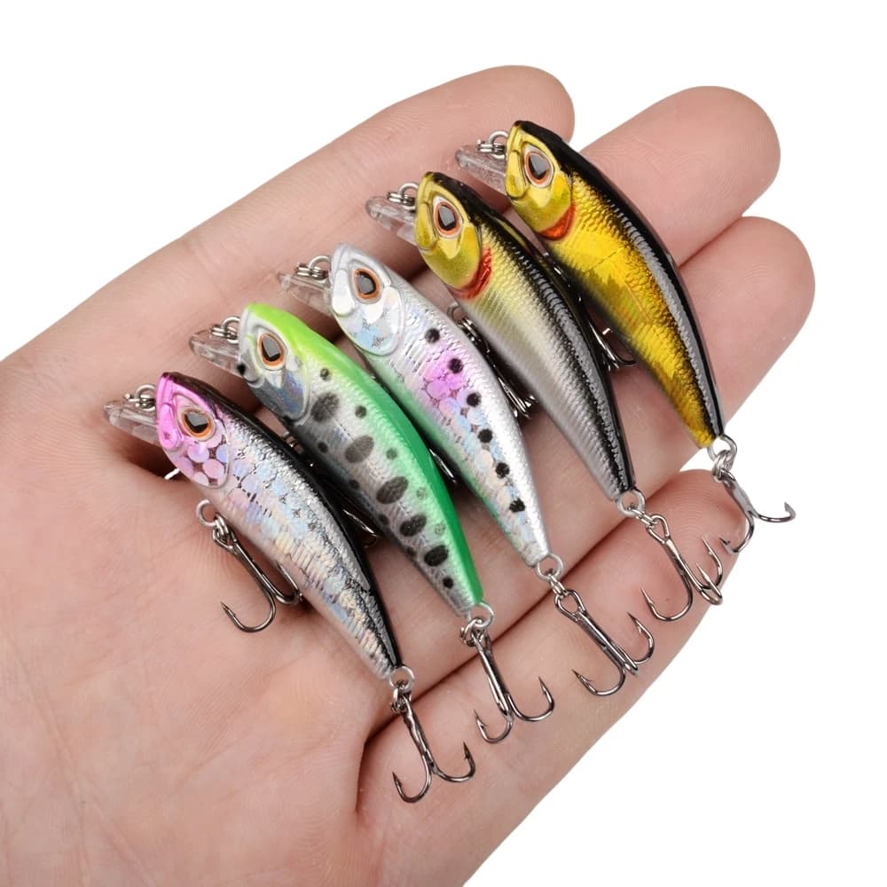 1 pz affondamento pesciolini esche da pesca 45mm 3.5g artificiale Giappone Bass Pike Carkbait Wobblers Swimbait esca dura professionale