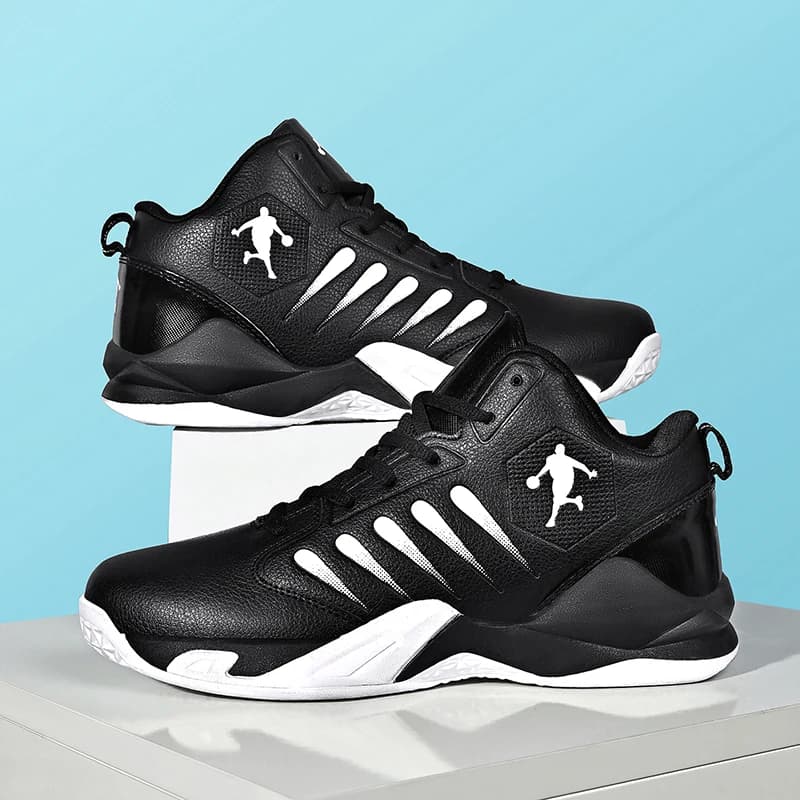 Brand Leather Men Sneakers Comfortable Basketball Non-Slip Lightweight Shoes Men's Training Basket Waterproof Basketball Boots