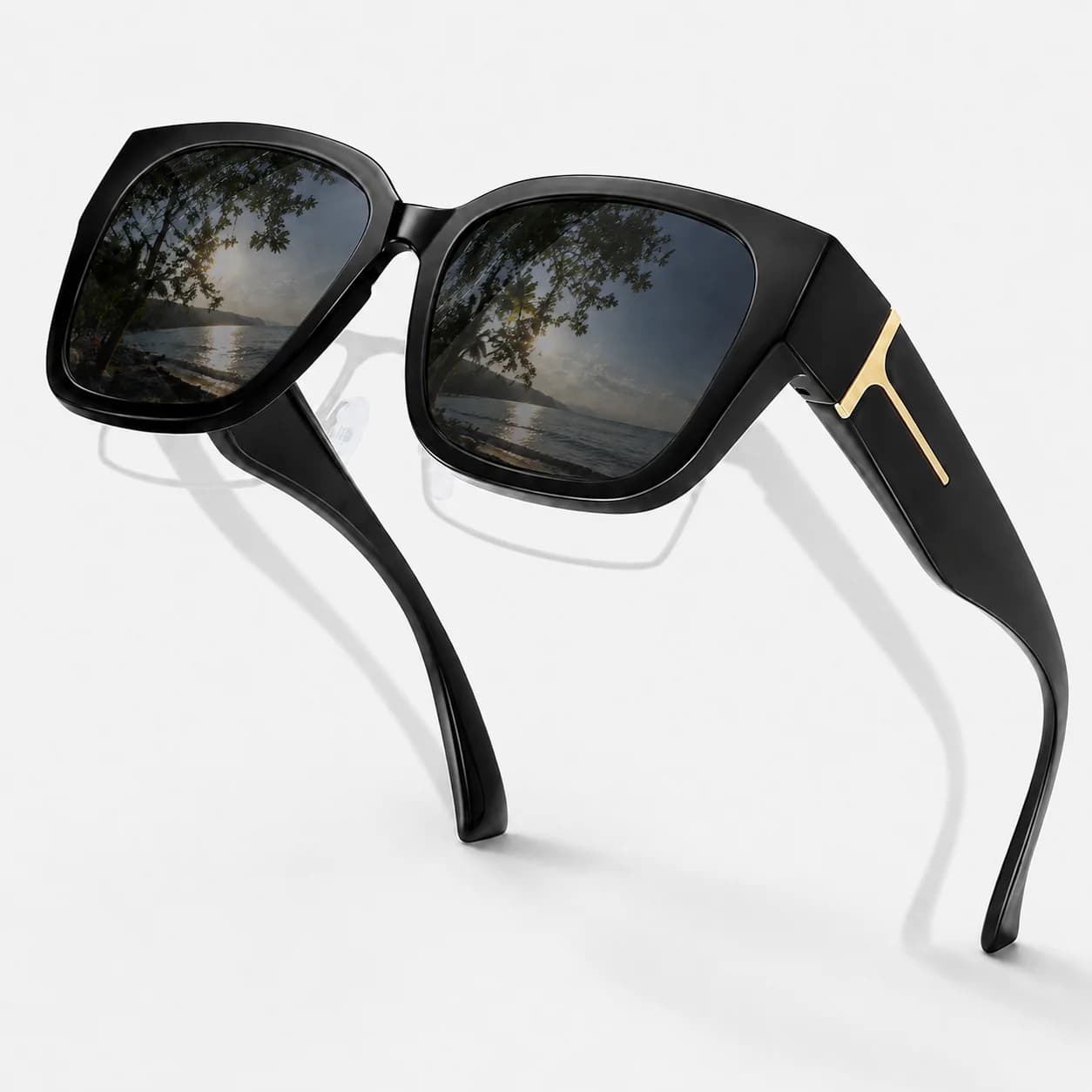 Fashion Fit Over Sunglasses Men Women Polarized UV400 Cover Over Prescription Glasses Driving Fishing Shades