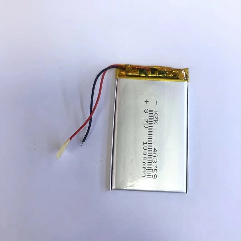 Batteria ai polimeri di litio 383759 per Dashcam MP3 con cella ricaricabile integrata da 3,7 V 403759 Digitale