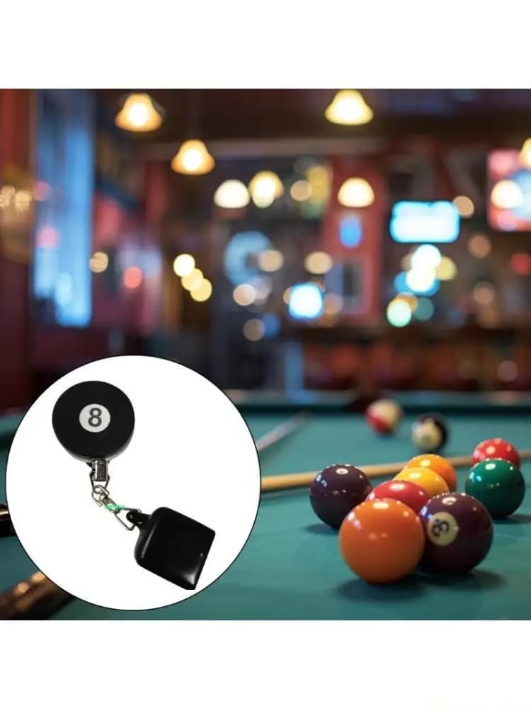 31BE Portable Billiards Chalk Holder Retractable Chalk Holder with Belt Clip Snooker Pool Cue Chalk Holder Easy to Use