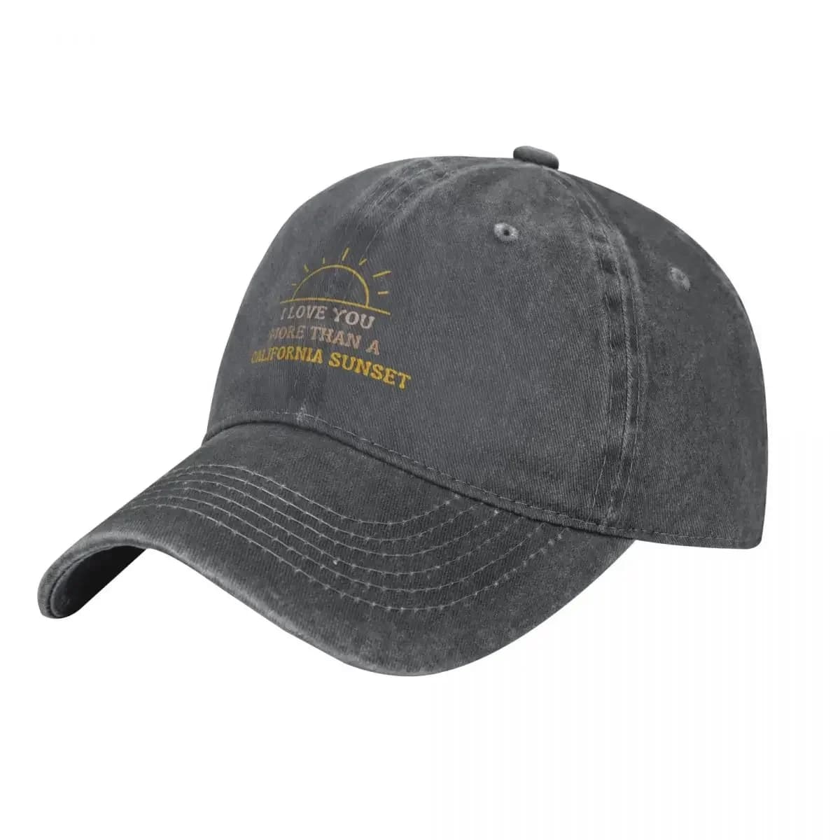 I Love You More Than California Sunset - Valentines Day gifts Baseball Cap party Hat Military Cap Man For Man Women's