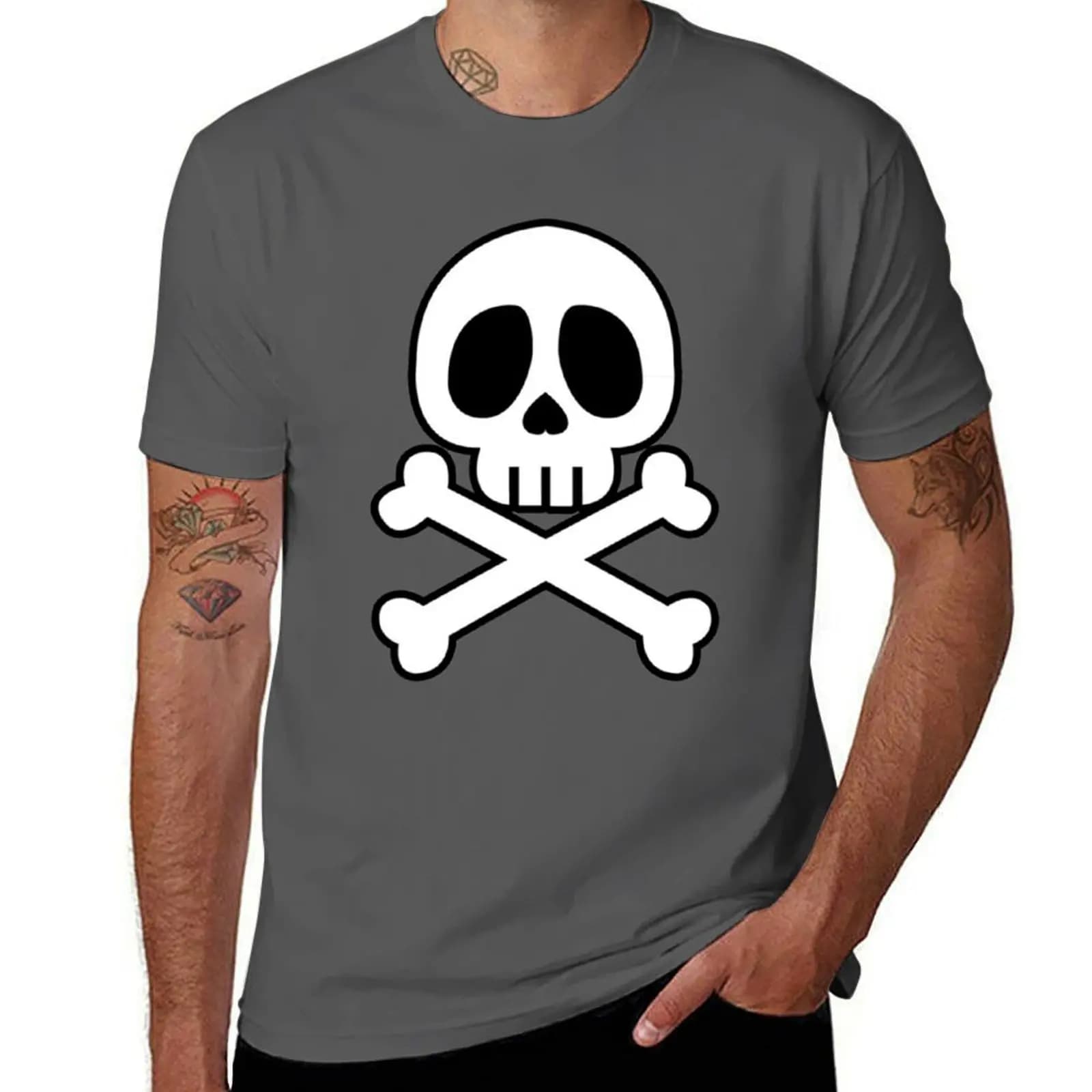 ALBATOR HARLOCK blanc-det essentiel T-shirt resistente al sudore per allenamento
