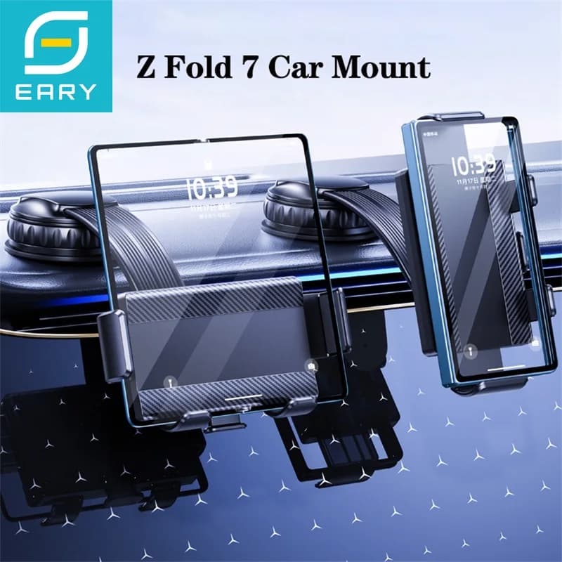 Eary per Z fold 7 6 5 4 Supporto per telefono per auto Staffa per supporto per telefono da cruscotto per iPhone 17 Pro Max 16 15 14 Air Samsung Accessori per auto