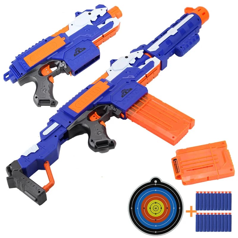 Freccette elettriche Giocattolo Airsoft per Nerf Pistola Morbida 7.2CM Foro Testa Proiettili Schiuma Sicura Ventosa Proiettile per Nerf Blasters Ragazzi Giocattolo Per Bambini