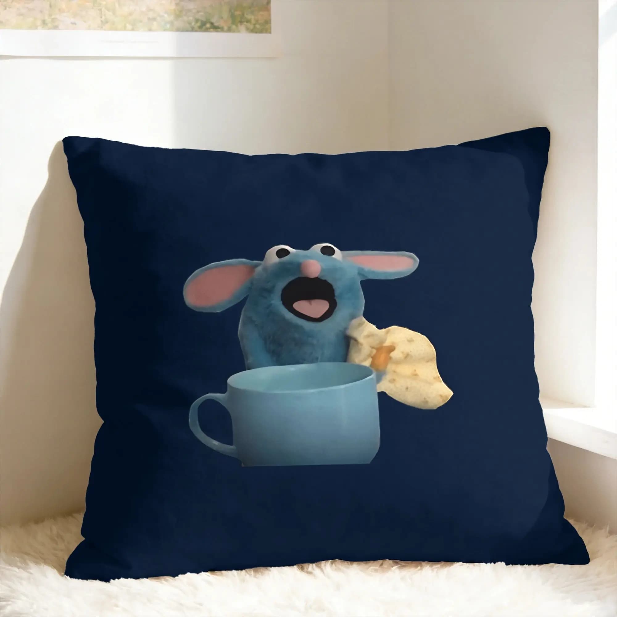 Federa per cuscino Tutter-B-Bear In The Big Blue House, comoda fodera per cuscino per divano, auto, decorazioni per la casa, federe originali