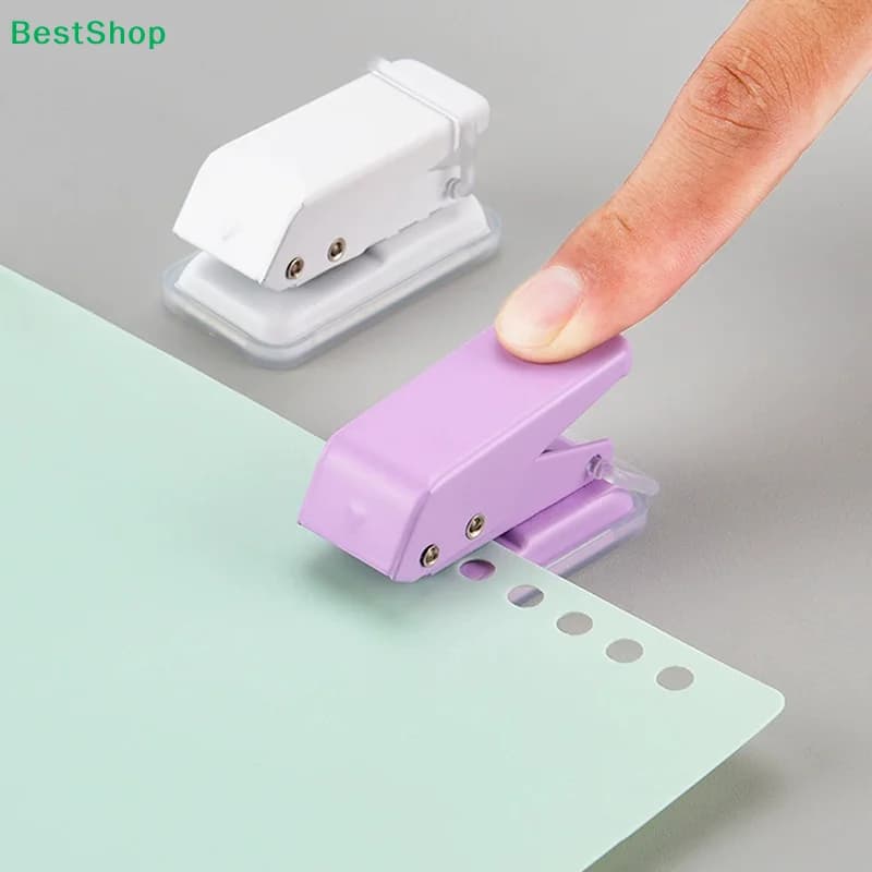 ☏ Mini Perforatrice a Foro Singolo, Perforatrice Portatile per Quaderni, Agende e Progetti Creativi