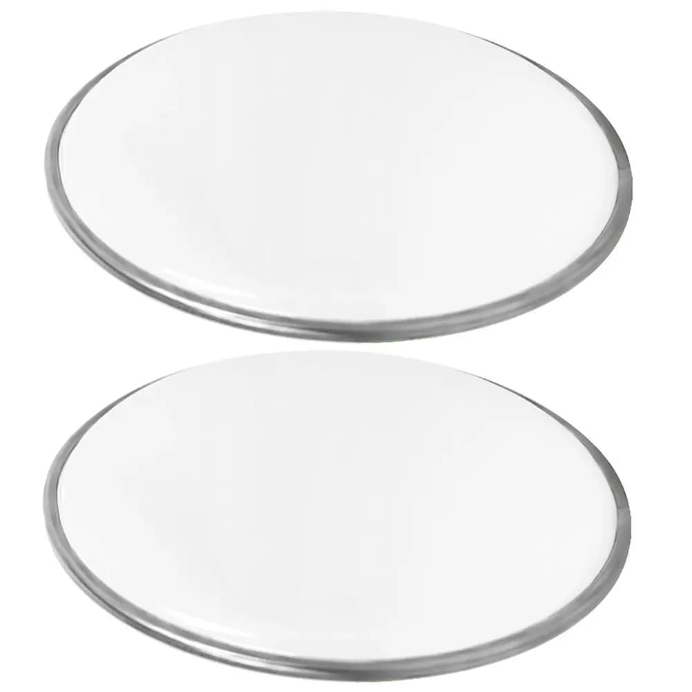 2Pcs 8Inch Double Layer Oil Drum Skin Drumhead Replacement Reusable Practice Pad Drum Set Skins Percussion Accessories