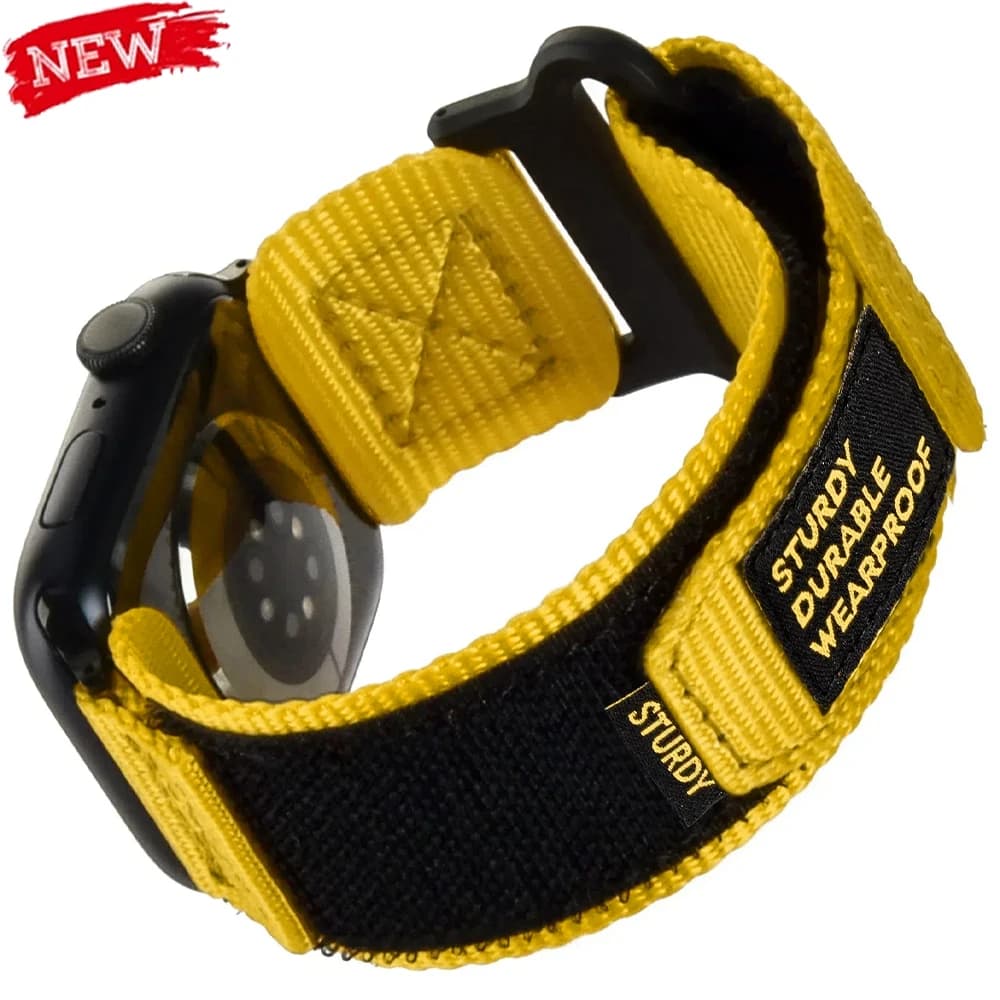Cinturino sportivo in nylon per cinturino Apple Watch Ultra 3/2 49mm 46mm 42mm 45mm 44mm 41mm 40mm Bracciale per Iwatch Series 11 10 9 8 7 6 SE