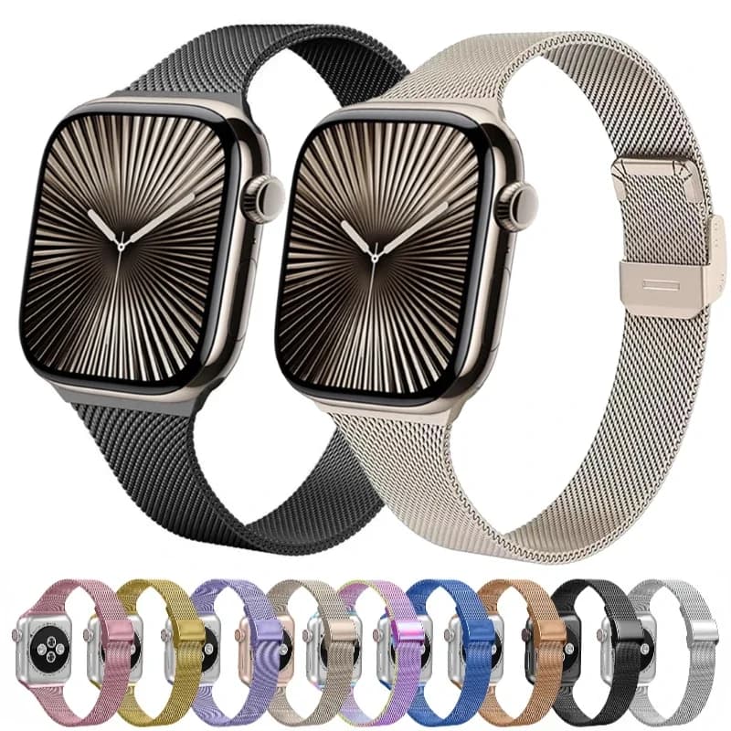 BUON cinturino milanese Silm per Apple 11 10 9 8 7 46mm 42mm 45mm 41mm Ultra3 49mm Bracciale in metallo iWatch 6 5 4 SE 3 44mm 40mm 2026