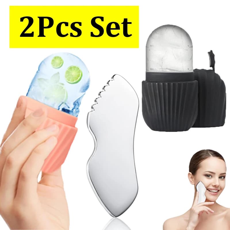 2/1 Spare parts Silicone Face Massage Reusable for Massage Eyes and Faces, Beauty Tool for Skin Care with Ice