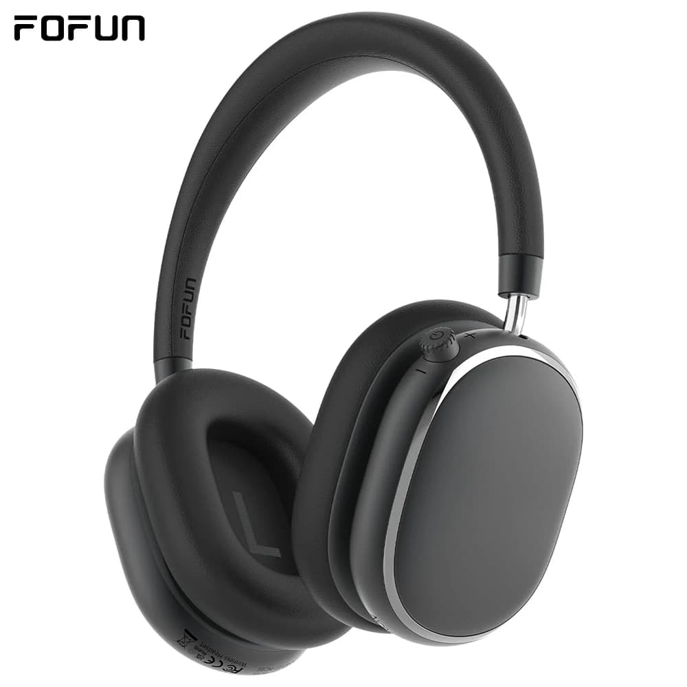 Cuffie Wireless Bluetooth Over-Ear con Cancellazione Attiva del Rumore, Audio Hi-Res a Bassa Latenza per Viaggi in Aereo, Comfort