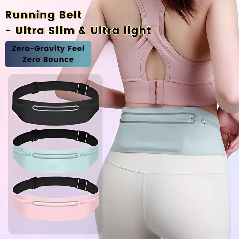 Reflective Waist Waist Belt Ultra Thin Waterproof Lightweight Feather Zero Bounce Safe Night Suitable for waist 60-120 cm