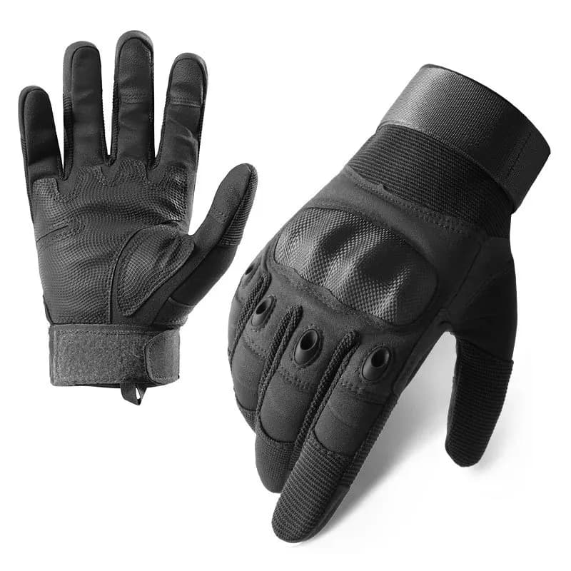 Guanti tattici da uomo Touch Screen Guanti con guscio rigido in fibra di carbonio Guanti tattici da esterno antiscivolo militari resistenti al taglio