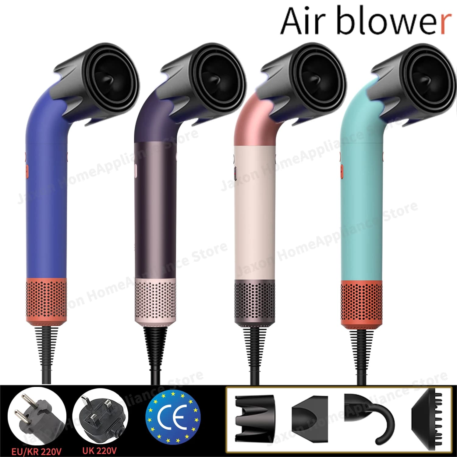1400 Watt Super 200 million anion Hair dryer Portable Mini Hair Dryer Ion diffuser nozzles Haircare Hair care Hairdryer Cold/warm wind