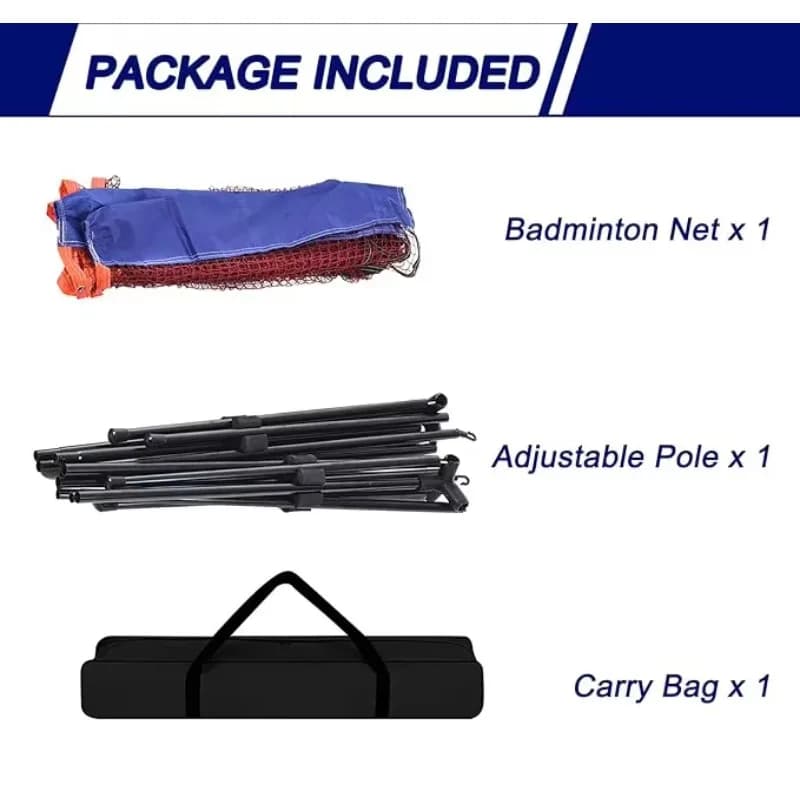 Hot Sale 12 foot adjustable portable pickleball net frame for beach volleyball training Even for badminton Other sports equipment