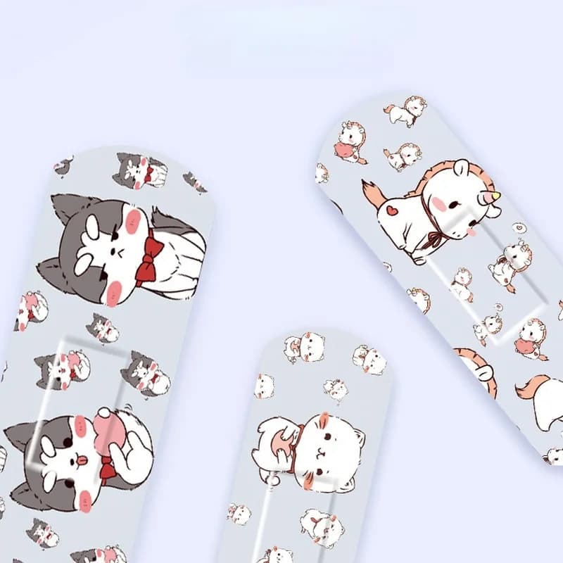 120 pz/lotto Patch per la pelle dei cartoni animati per bambini cerotto impermeabile per bambini bende adesive cerotti per ferite cerotti traspiranti di pronto soccorso