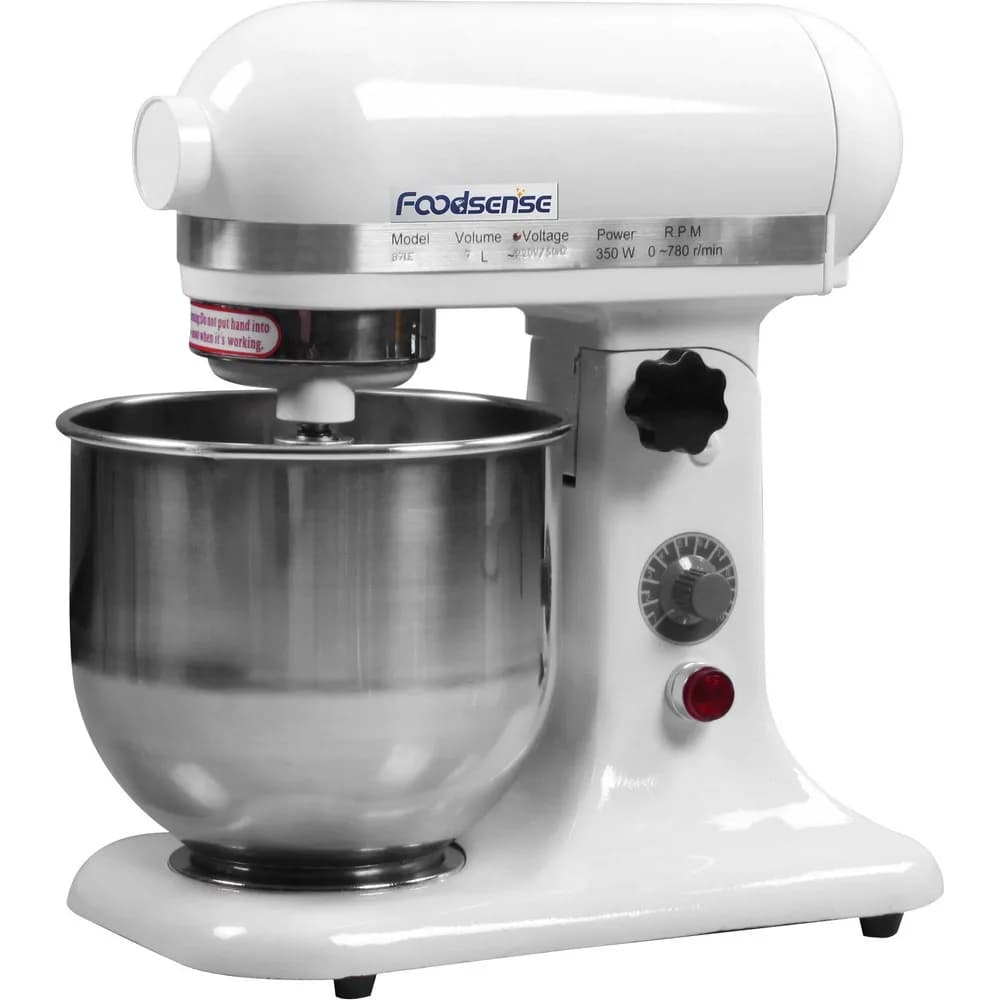 Impastatrice Professionale Industriale in Acciaio Inox da 7L per Uso Commerciale