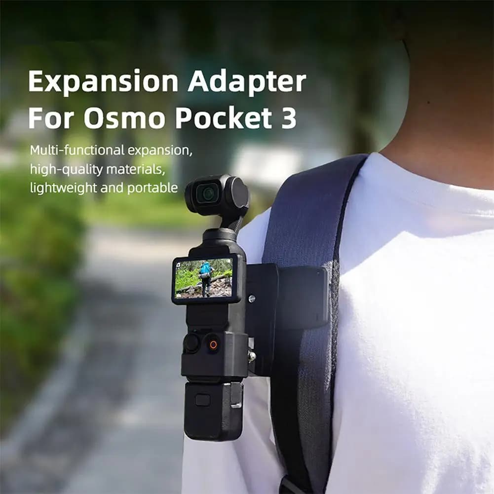 For DJI OSMO POCKET 3 Extend Frame multifunction adapter protection resistant to falls clip for backpack accessories for Action cam