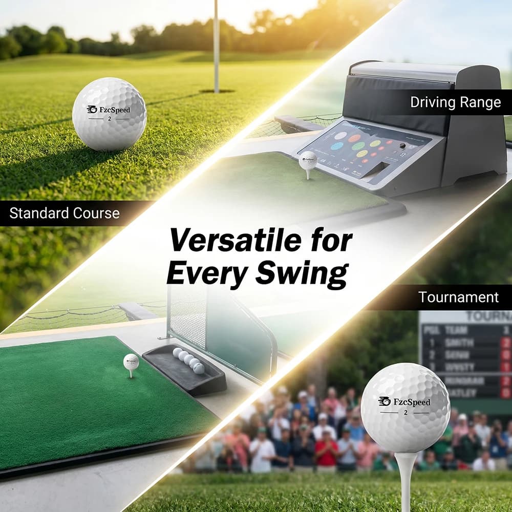 FzcSpeed Practice Golf Balls 10/20/30 PCS 42mm 2 Layers-Maximum Distance Golf Balls Dimple Design Practice Golf Balls