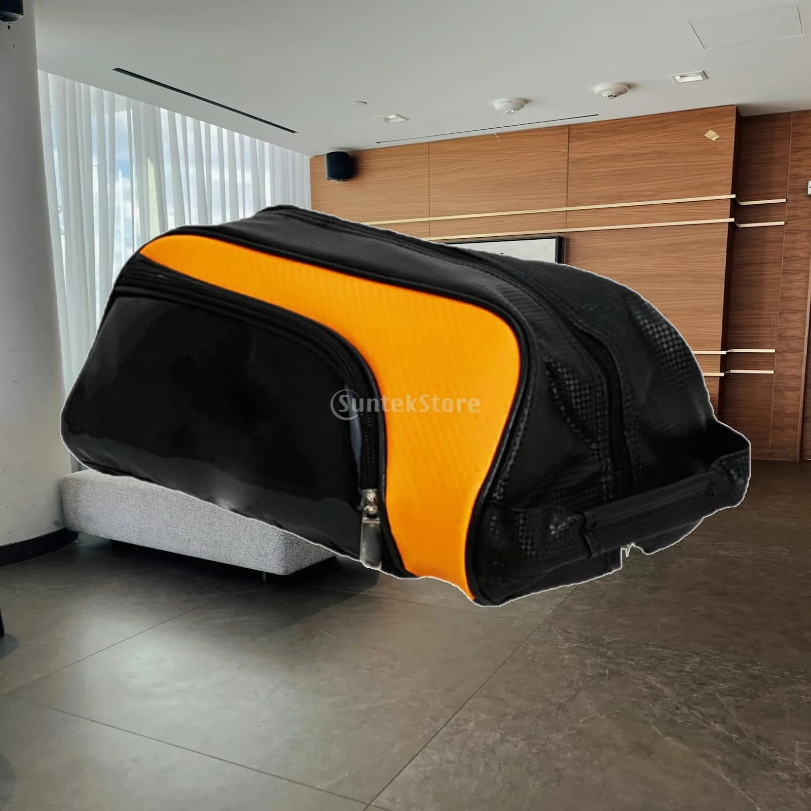 Zippered Sport Shoe Carrier Bag Sneaker Bag Multipurpose Large Opening Splashproof Shoe Organizer Trainer Bag for Travel Gym