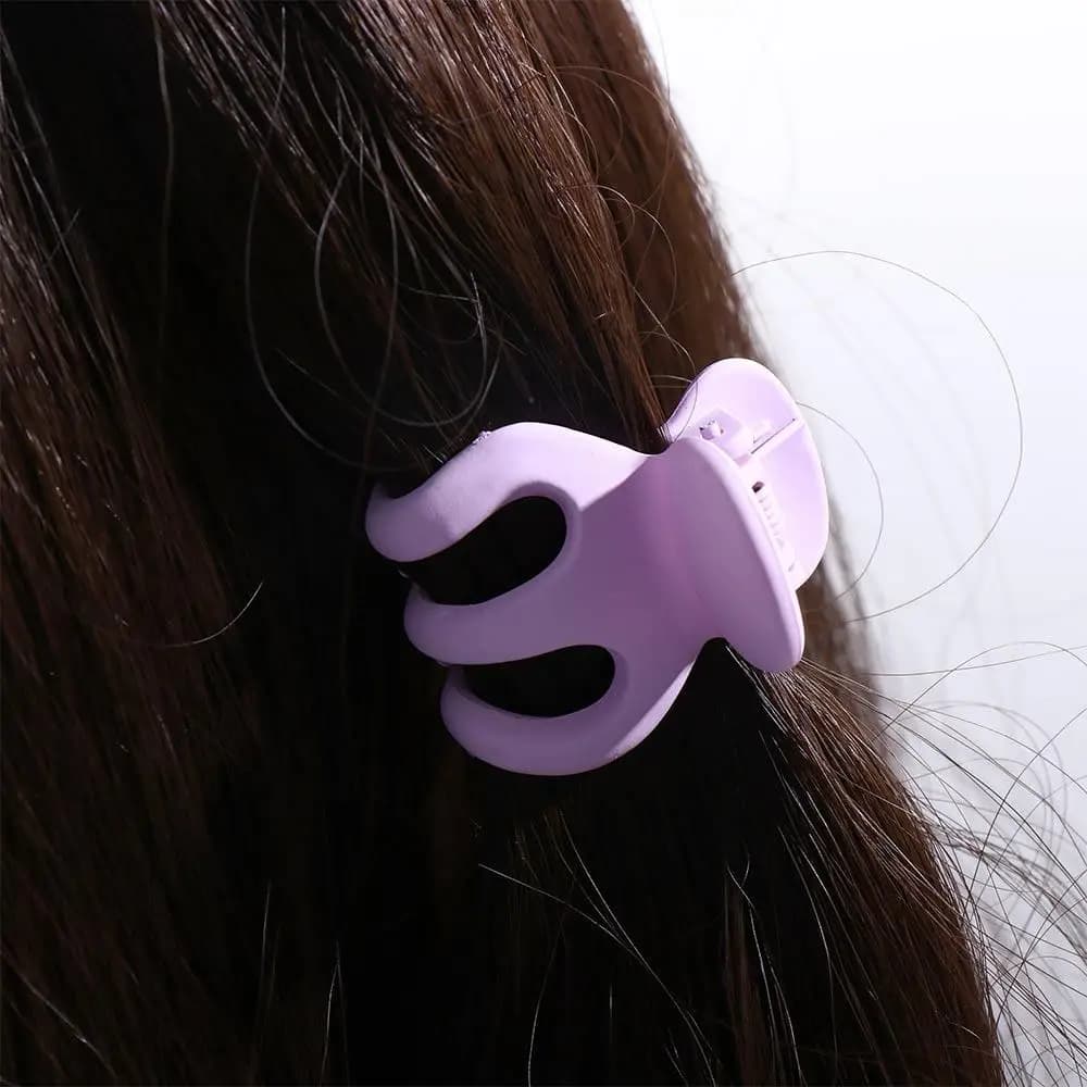 Hair Claw MIni Hairpin Girl Headwear Solid Color Girls Hairpin High Ponytail Fixed Clip Korean Style Hair Clip Small Hair Claw