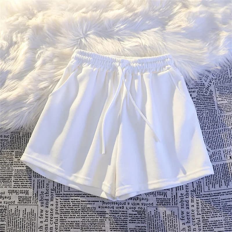 Women's Sports Shorts Summer 2024 Fashion Solid Color Slimd Fit Elastic Waist Shorts Exercise Gym Runing Shorts Fast Drying