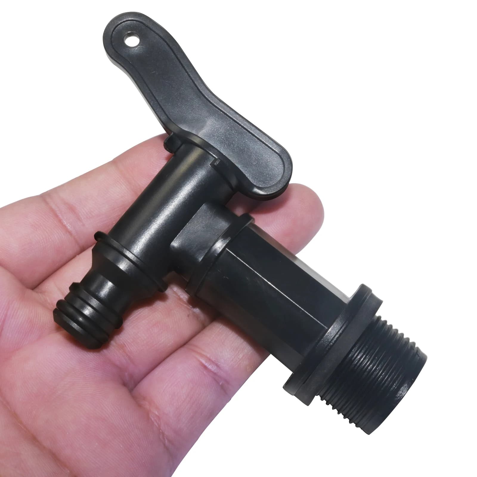 5 Pz 3/4 '' IBC Barili Acqua Rubinetto di Testa Rubinetto di Plastica Self Made Per La Birra Rain Brew Serbatoio di Acqua Rubinetto Acqua Tubo Da Giardino Connecti