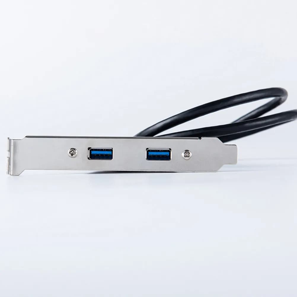 PCI Rear Panel Expansion Bracket, Header 20 Pin Converter, USB 3.0 Dual Door Adapter, USB Hub from Motherboard to Chassis, Accessories