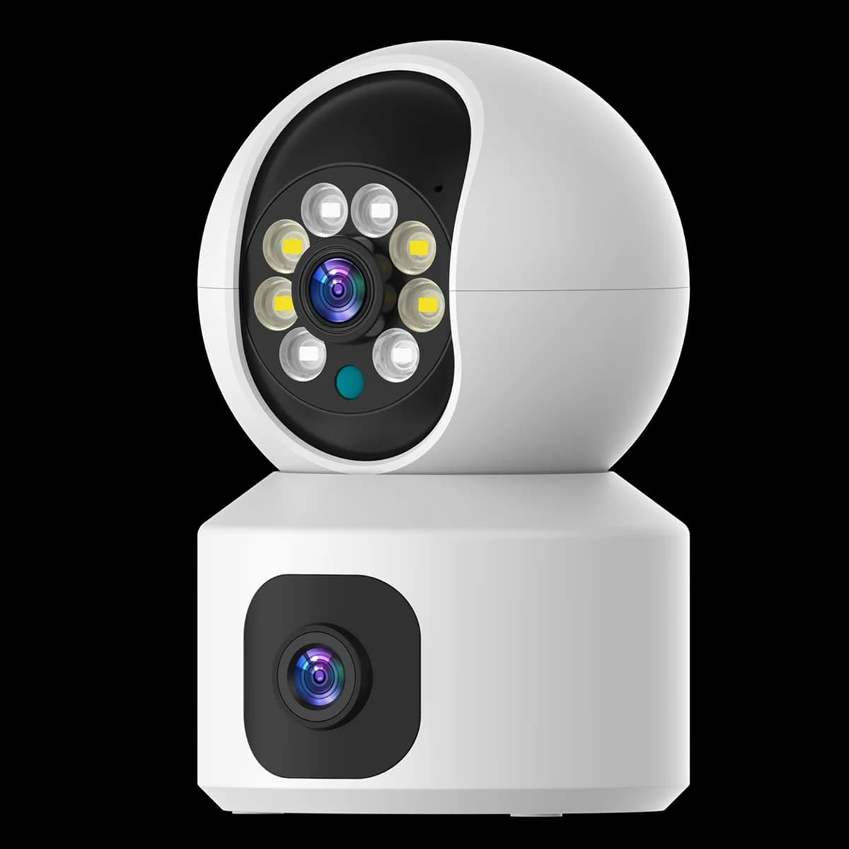 4MP Eseecloud APP Dual Lens 5G Dual Band WIFI Telecamera IP a colori AI Rilevazione umanoide Sicurezza domestica CCTV Baby Monitor
