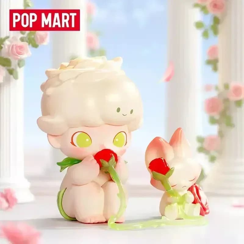 POP MART DIMOO Serie Sussurro della Rosa Scatola Cieca Guess Bag Giocattoli Originali Bambola Cute Anime Figure Ornamenti Regalo